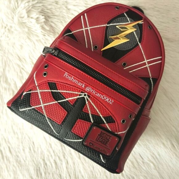 Loungefly DC Comics Justice League The Flash Costume Mini Backpack and Wallet main image 8